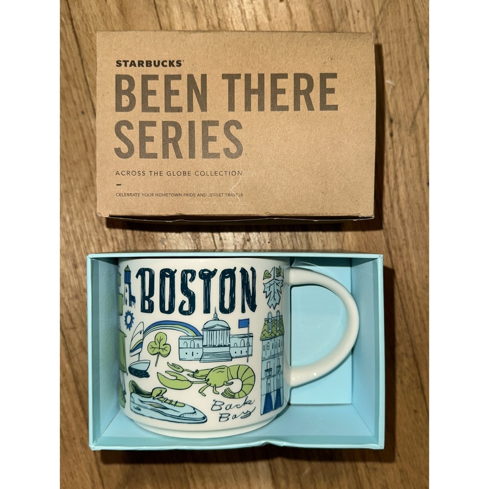 Starbucks Boston Been There Series Coffee Mug 14 oz NEW with Box